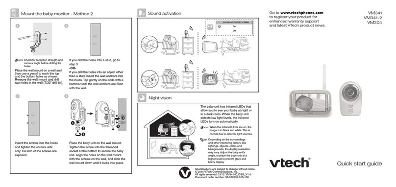 V-tech VM341 User manual