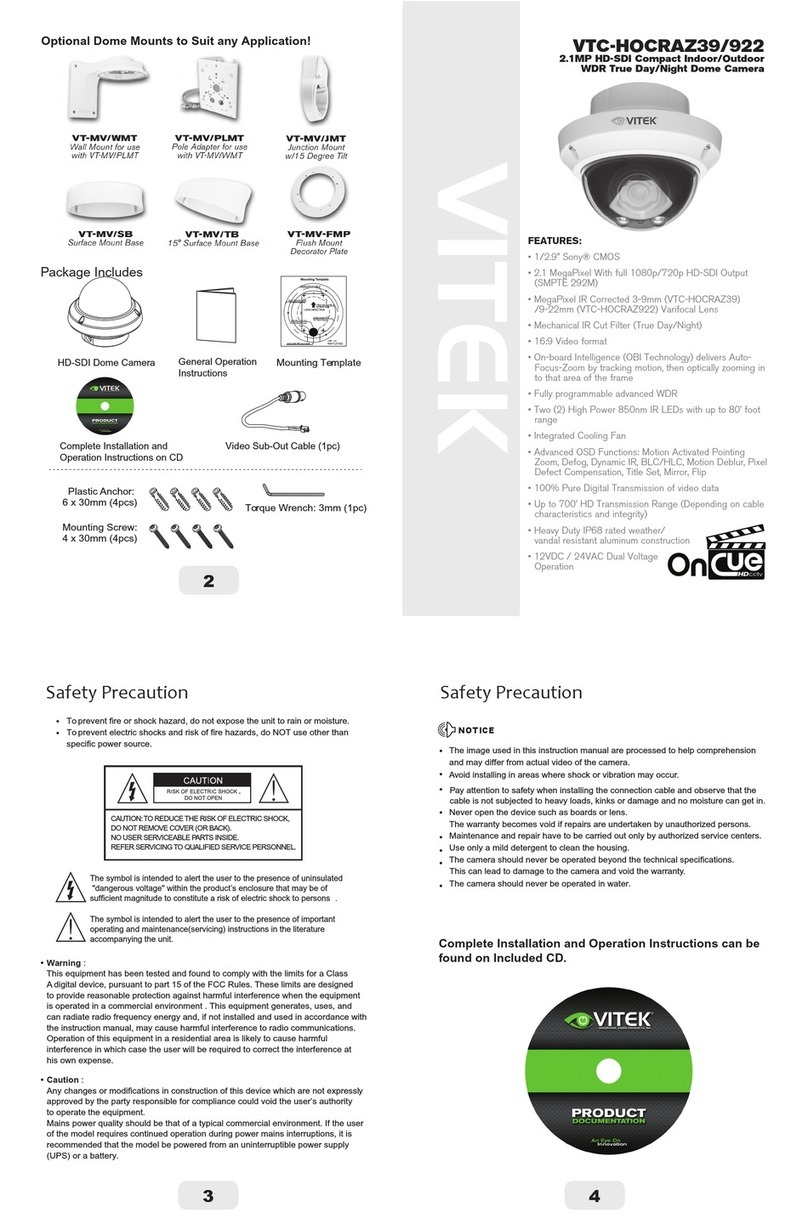 Vitek VTC-HOCRAZ39 quick guide