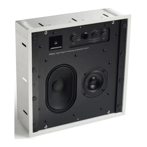 Meridian DSP320 User manual
