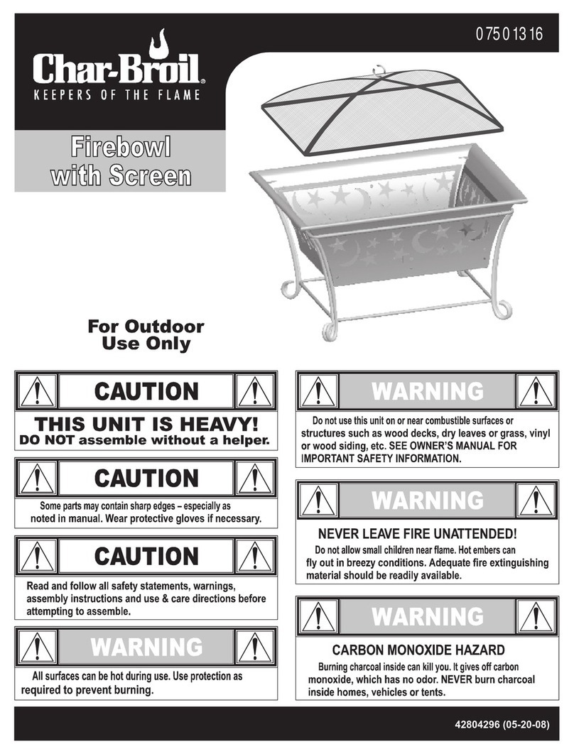 Char-Broil 07501316 user guide