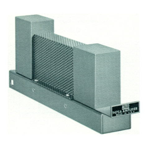 Altec Lansing 9475A operating instructions