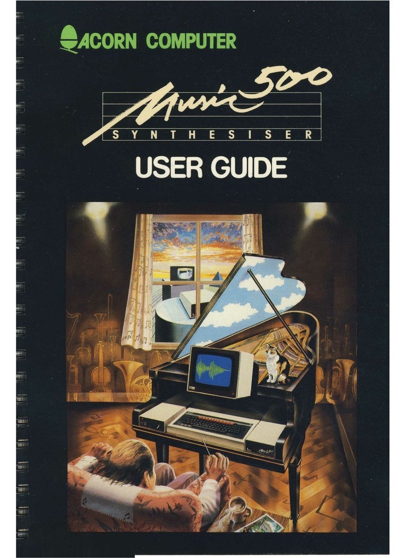 Acorn computer Music 500 user guide
