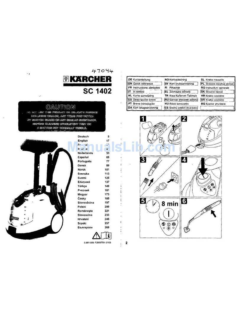 Kärcher SC 1402 User manual