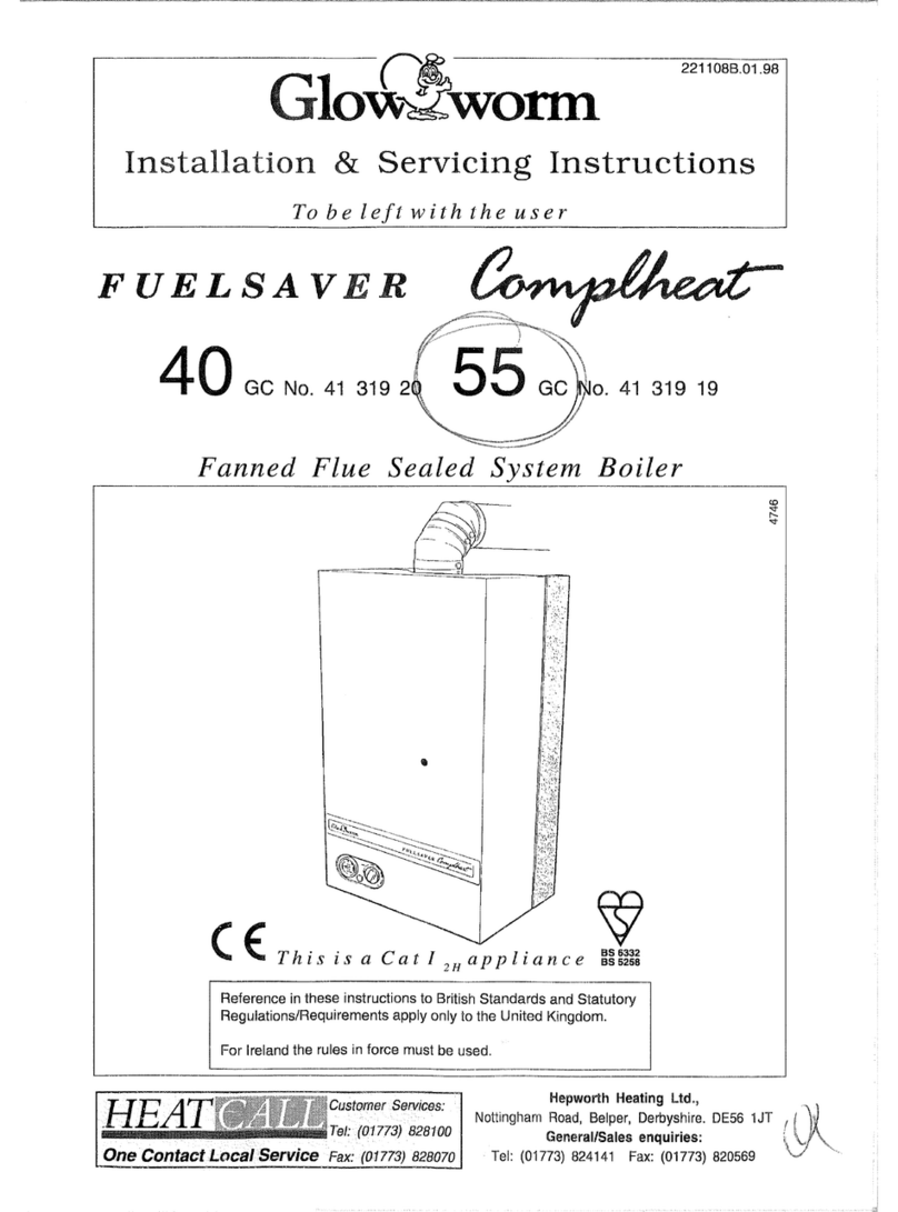 Glowworm 40 FUELSAVER Complheat User guide