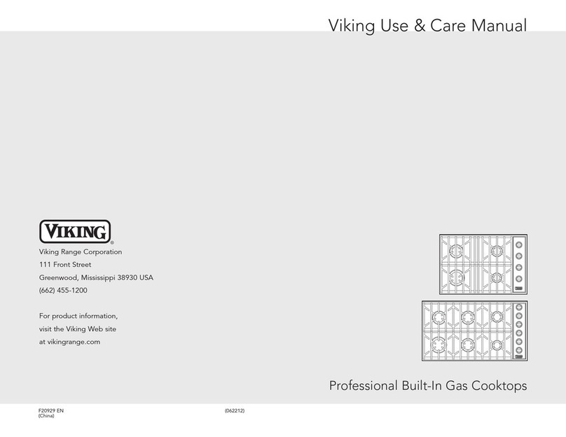 Viking CNVGSU Use & care manual