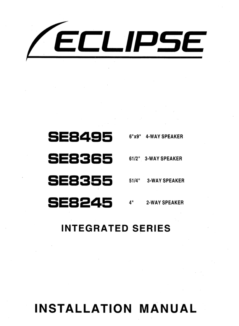 Eclipse SE8495 installation manual
