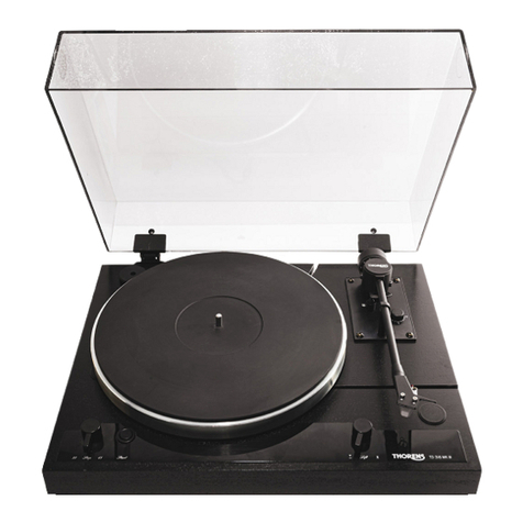 THORENS TD 318 MK III User manual