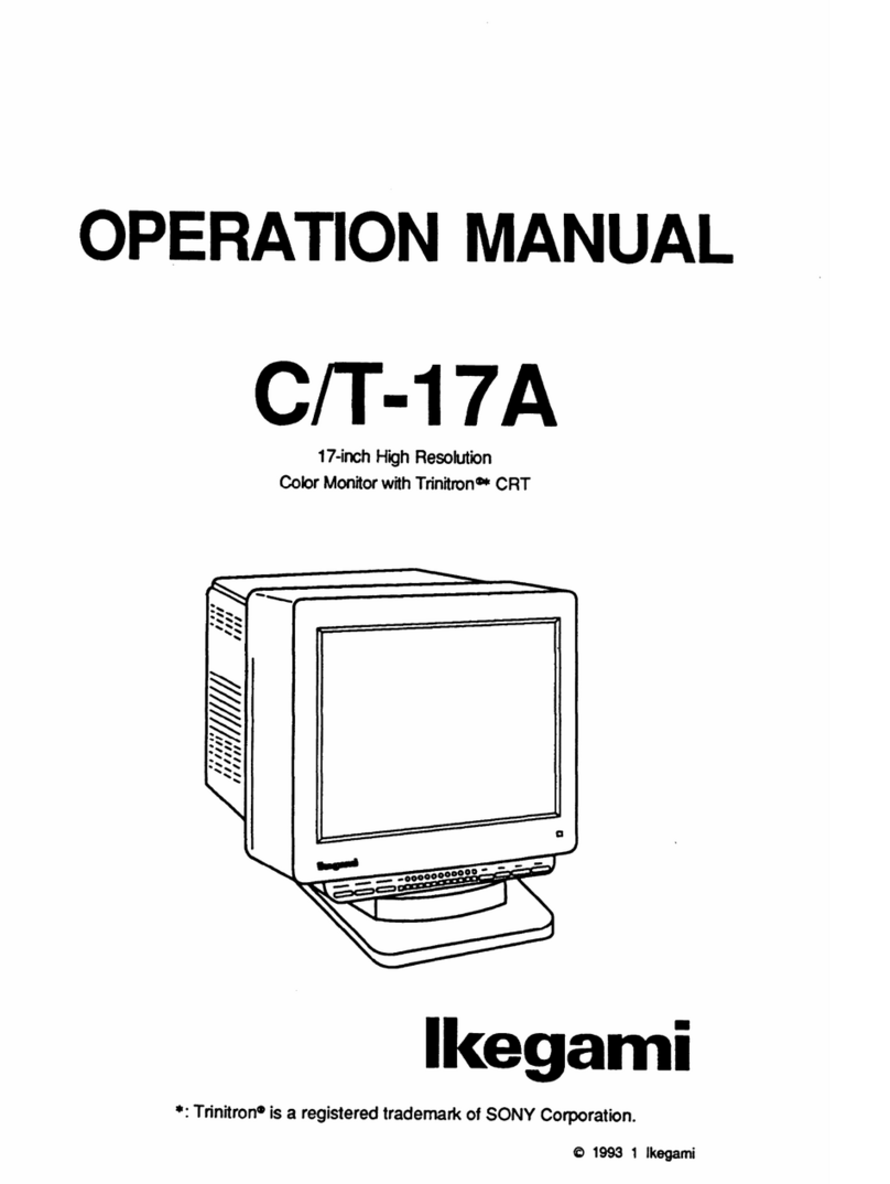 Ikegami T-17A Operation manual