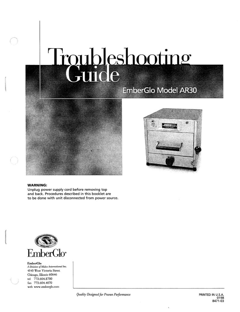 EmberGlo AR30 troubleshooting guide