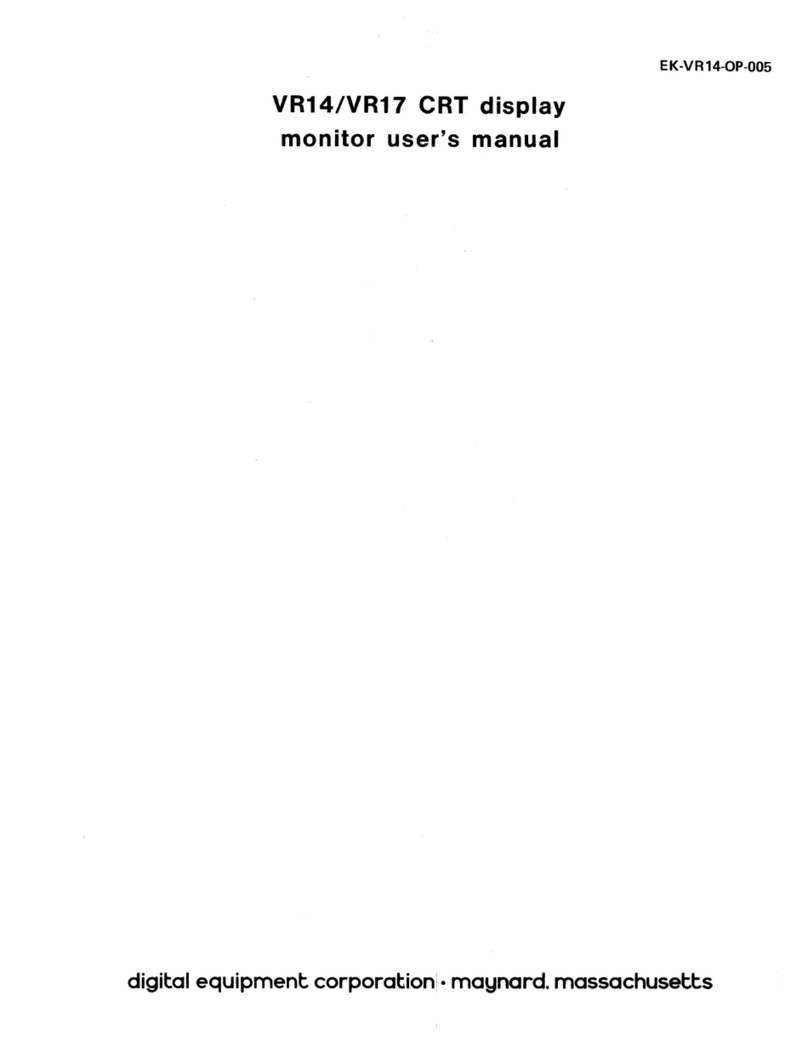 Digital Equipment VR14 User manual Digital Equipment VR14 User manual