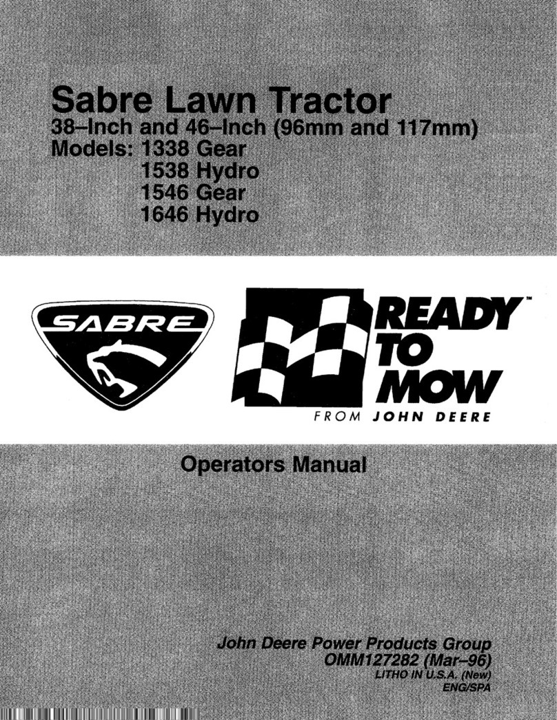 Sabre 1338 Gear User manual