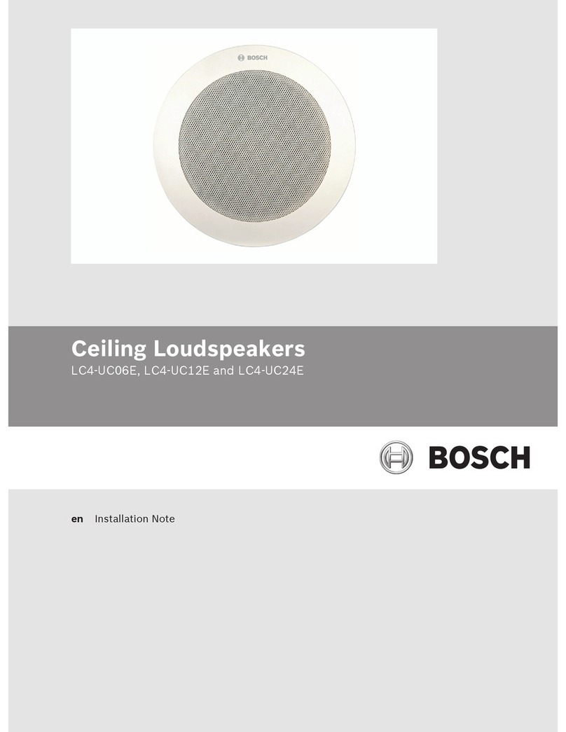 Bosch LC4-UC06E Installation and operation manual Bosch LC4-UC06E Installation and operation manual
