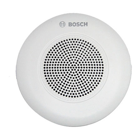 Bosch LC5-WC06E4 Installation and operation manual