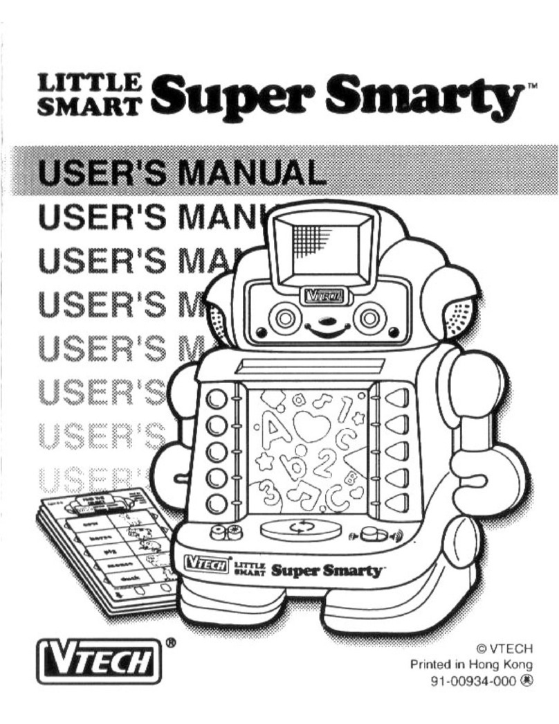 V-tech Little Smart Super Smarty User manual
