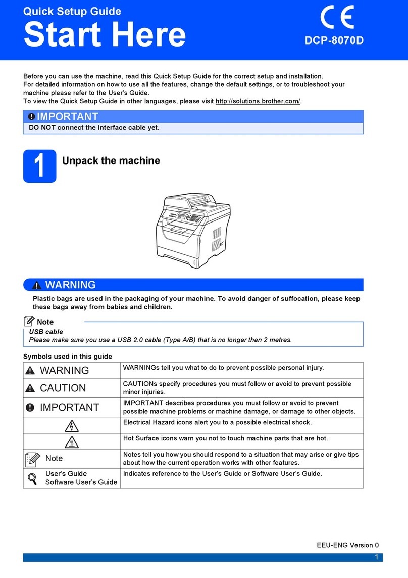 Brother DCP-8070D User manual Brother DCP-8070D User manual