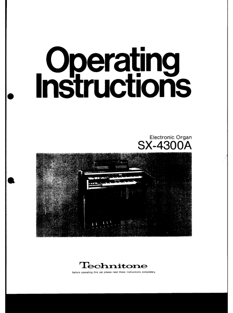 Technics SX-4300A User manual