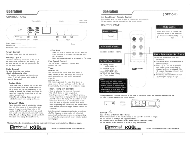 KUULAIRE PACMA120S User manual