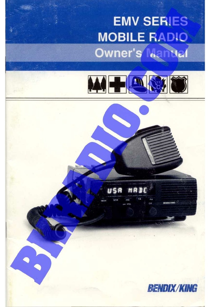 BENDIXKing EMV Series owner's manual