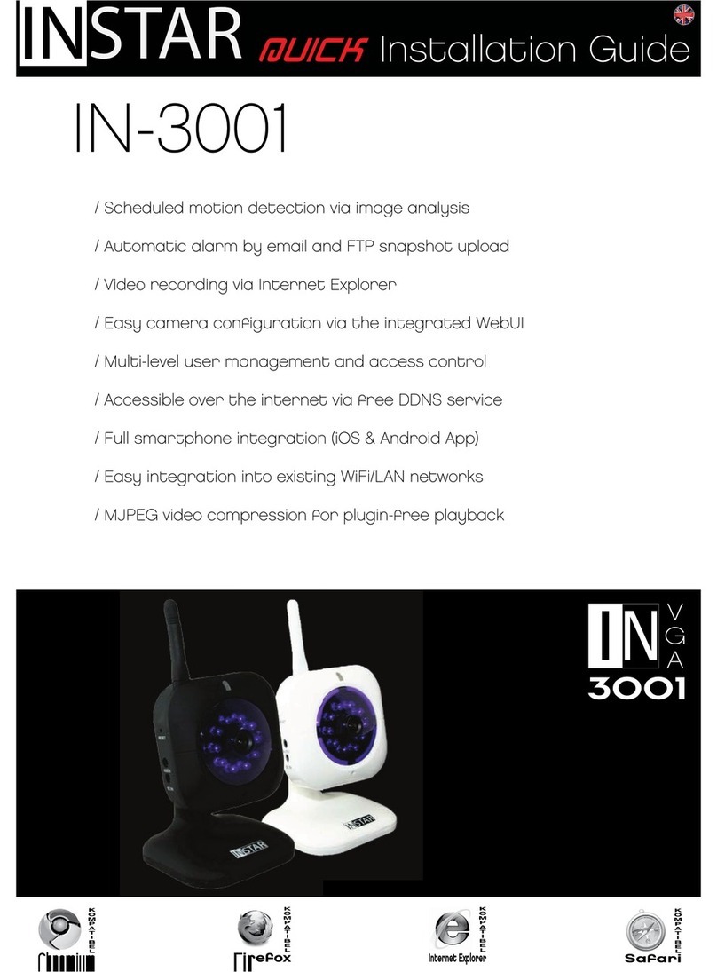 Instar IN-3001 Quick installation guide