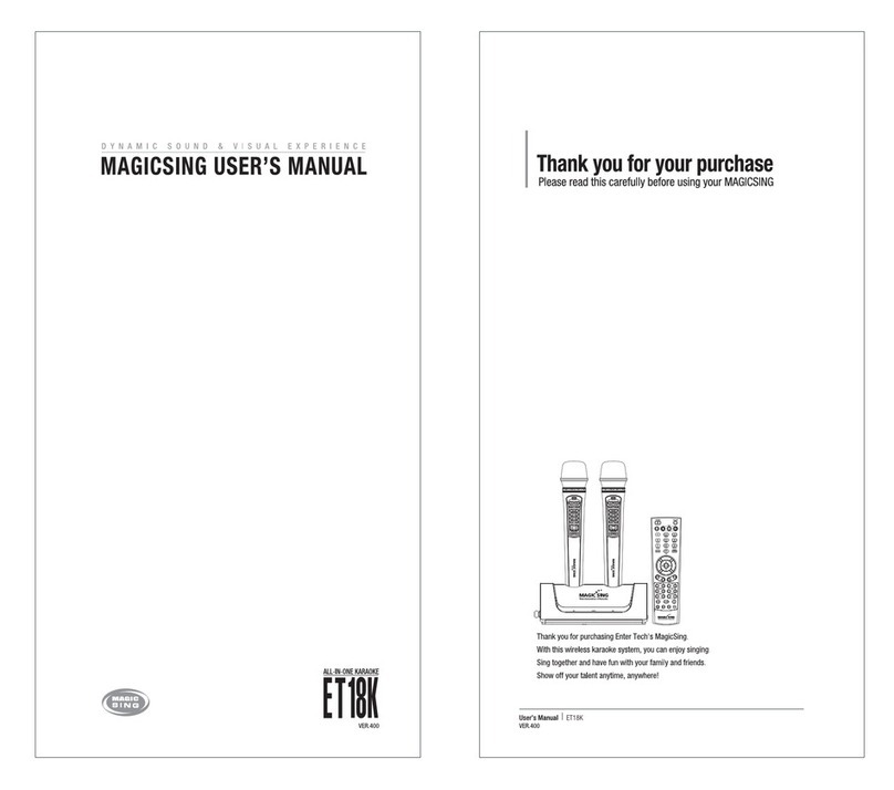 Magic Sing ET18K User manual