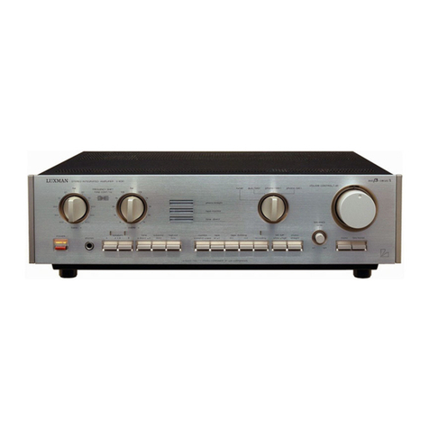 Luxman L-430 owner's manual