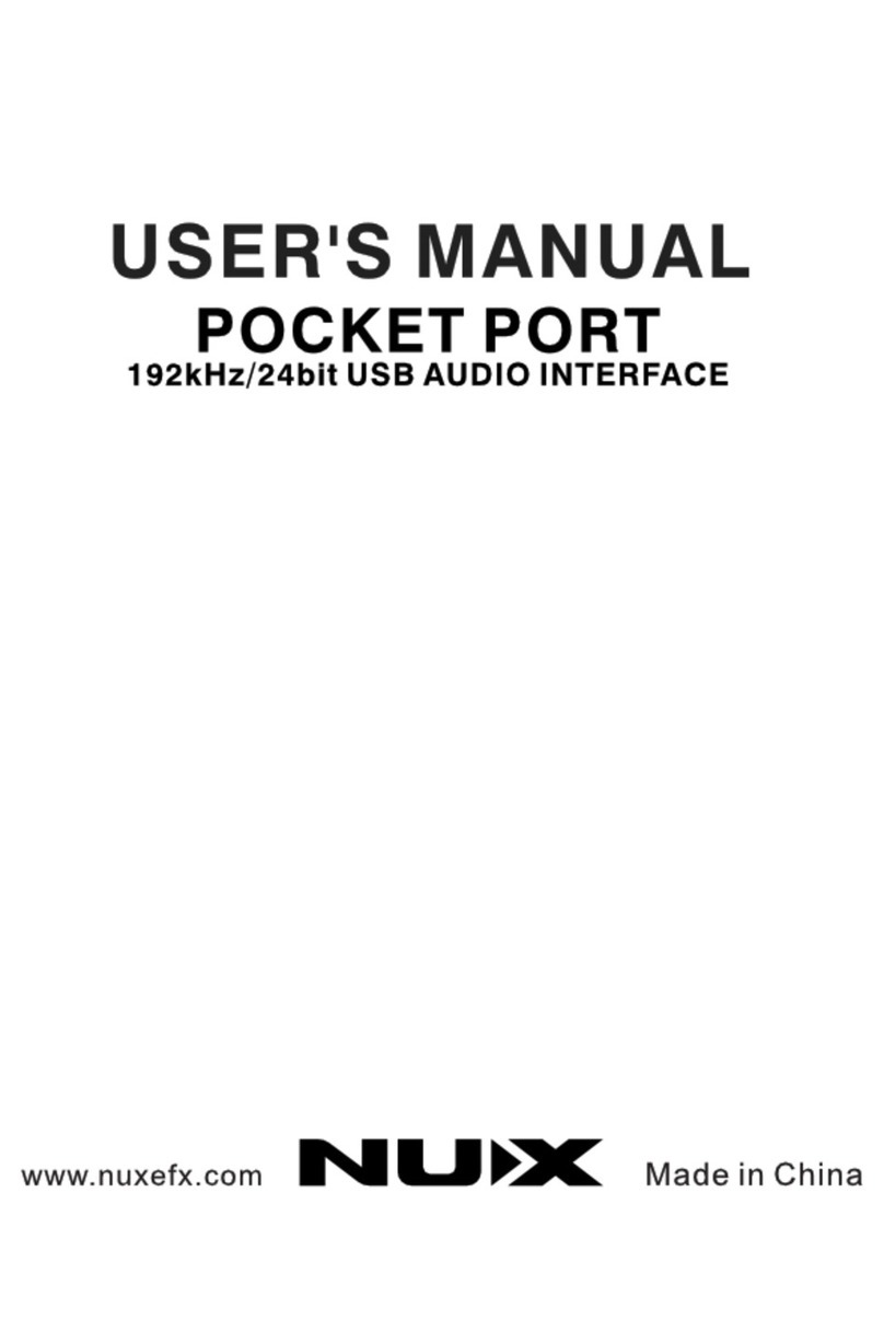 nux Pocket Port user manual