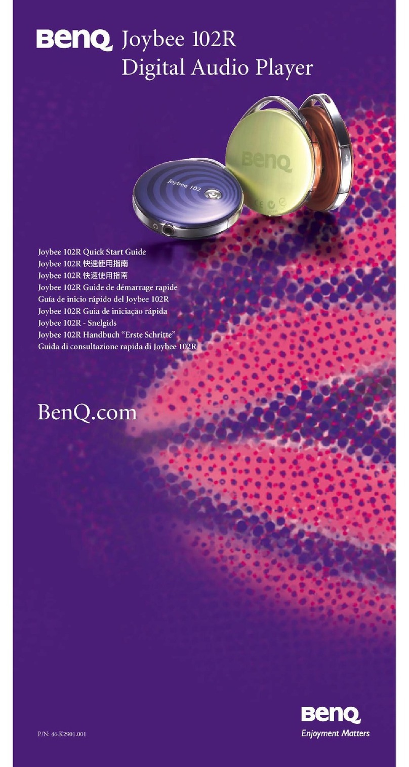 BenQ Joybee 102R User manual BenQ Joybee 102R User manual