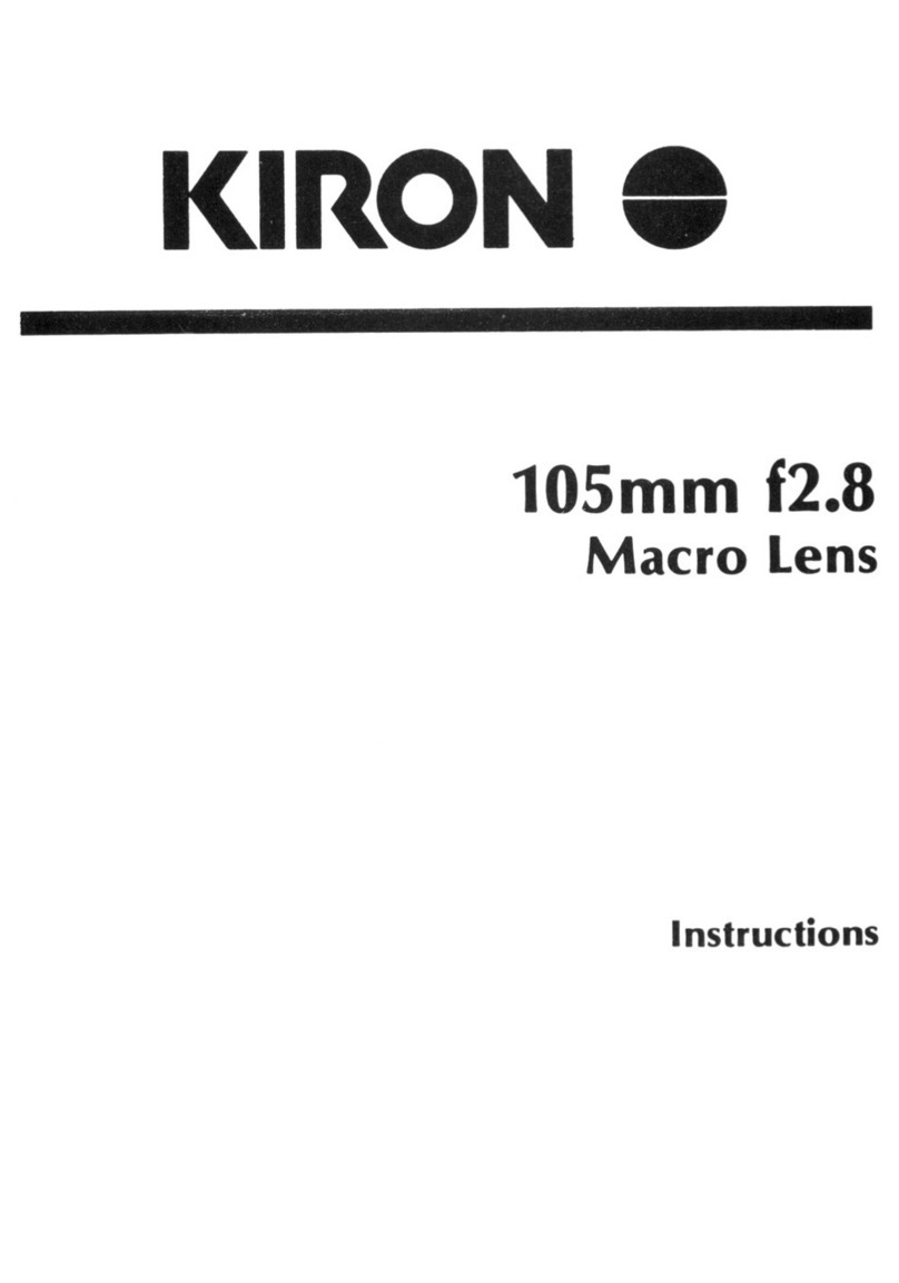 Kiron 105mm f2.8 Macro Lens instructions