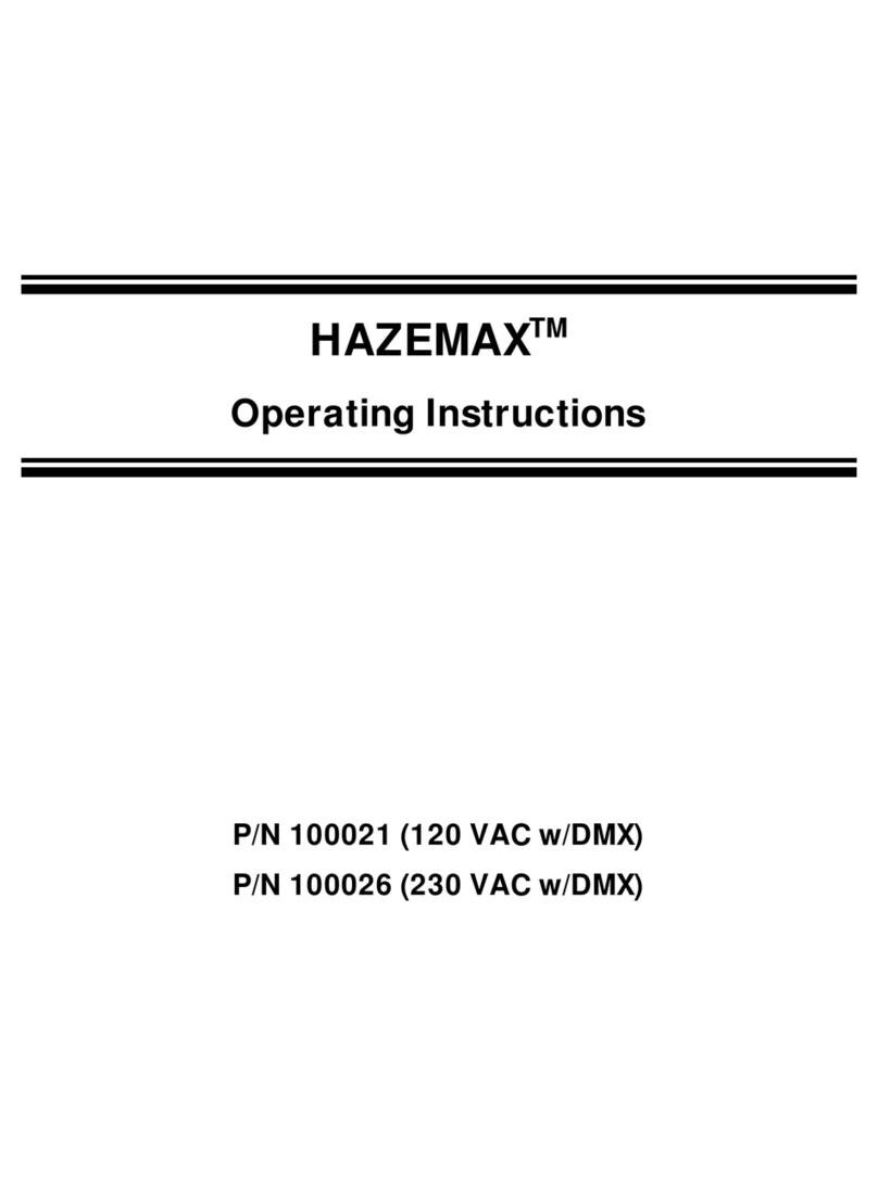 CITC HAZEMAX operating instructions CITC HAZEMAX operating instructions