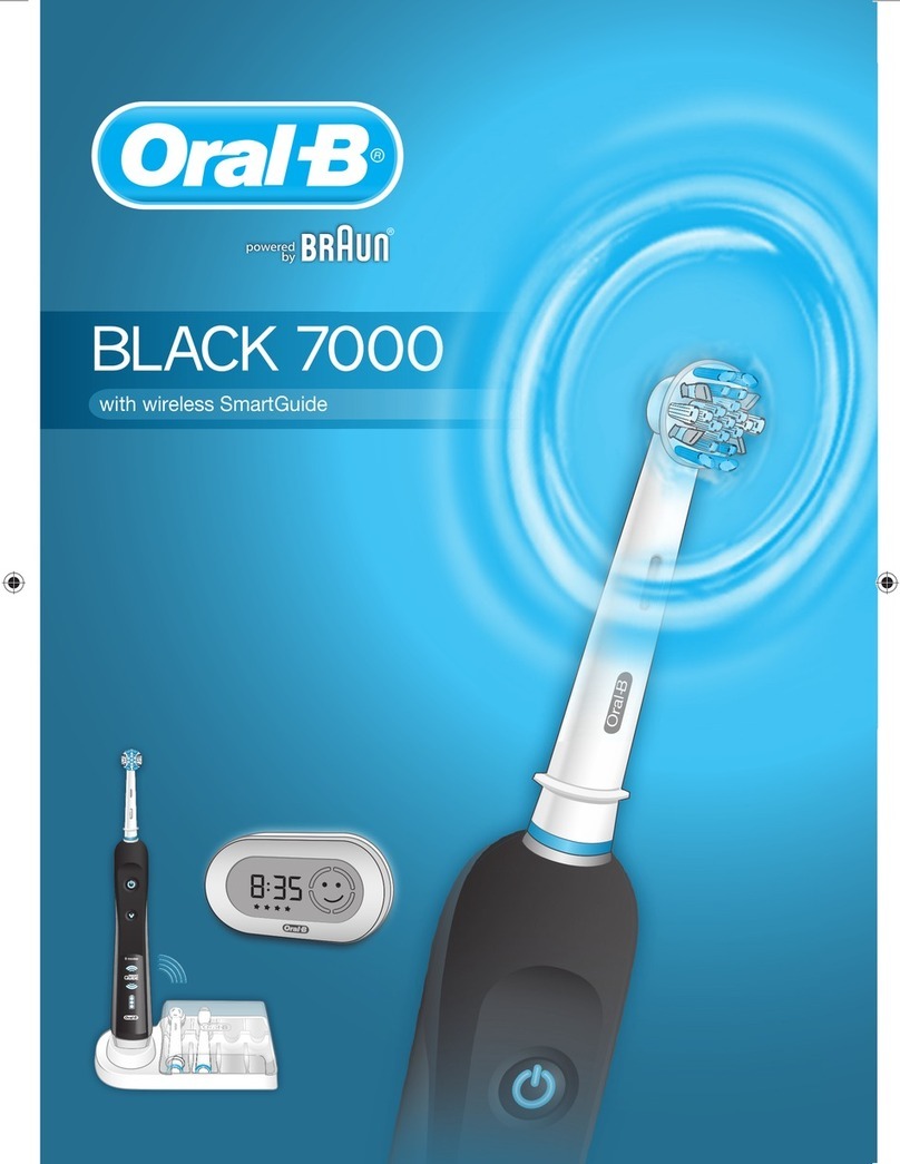 Braun SMART SERIES Oral-B BLACK 7000 User manual
