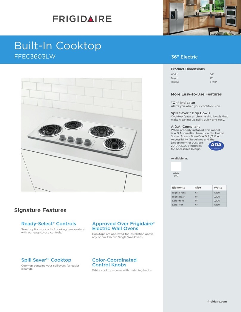 Frigidaire FFEC3603LW Parts list manual