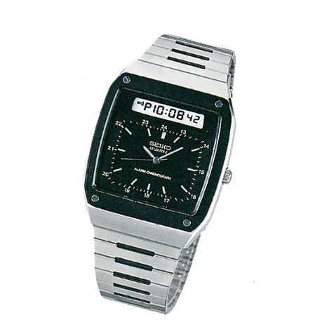 Seiko H357 User manual