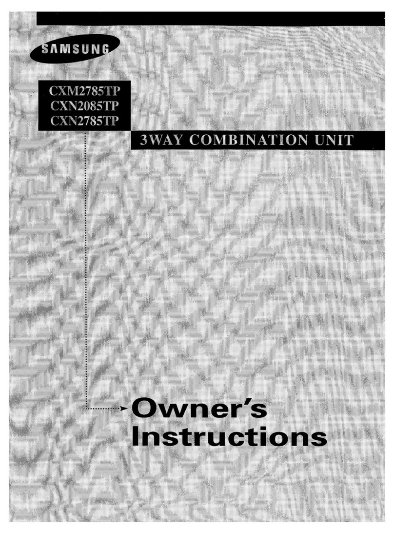 Samsung CXM 2785TP Owner's instructions