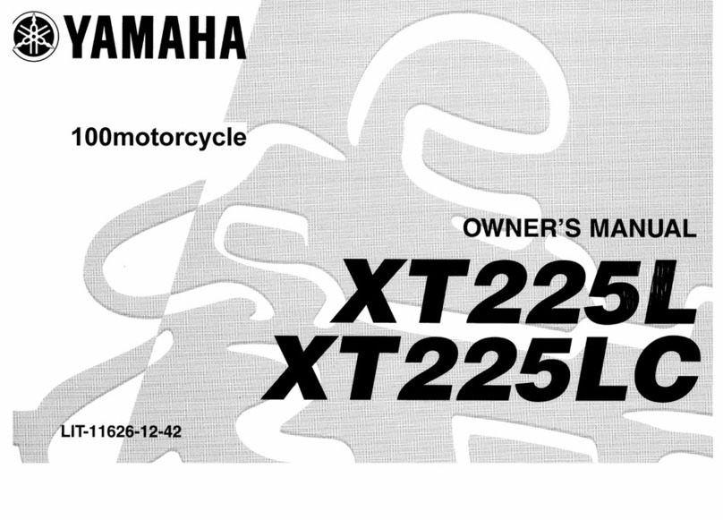 Yamaha XT225L owner's manual