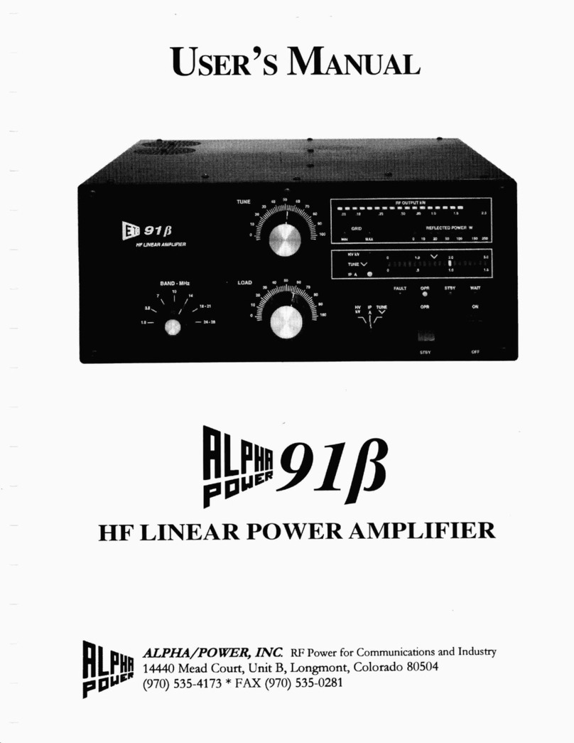 Alpha Power ETO 91B user manual