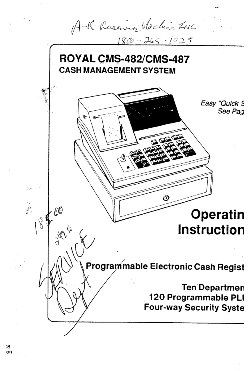Royal CMS-482 Plus User manual