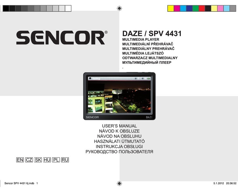 Sencor DAZE/SPV 4431 user manual