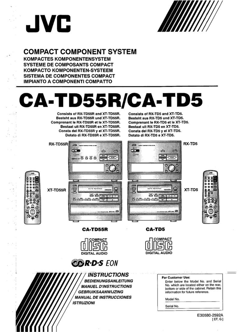 JVC CA-TD55R User manual