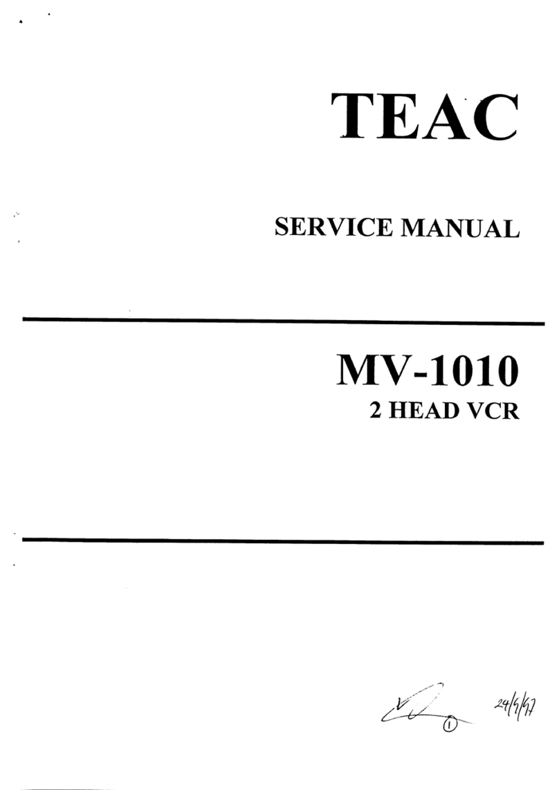 Teac MV-1010 User manual