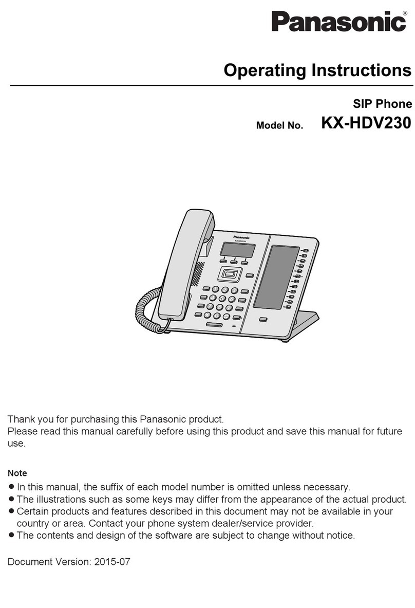 Panasonic KX-HDV230NE User manual Panasonic KX-HDV230NE User manual