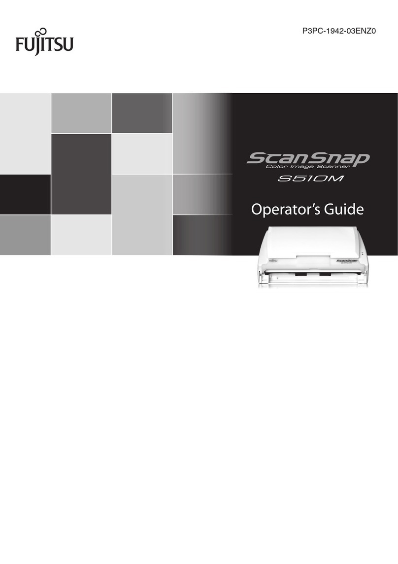 Fujitsu S510M - ScanSnap - Document Scanner Manual Fujitsu S510M - ScanSnap - Document Scanner Manual