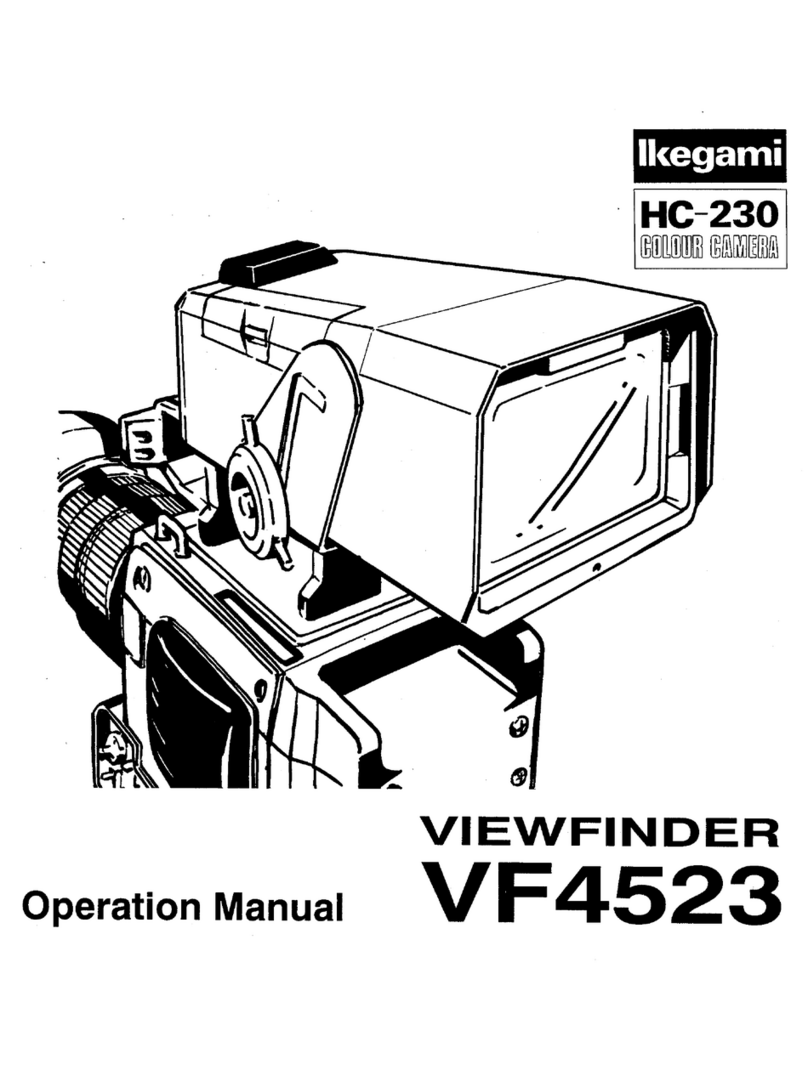 Ikegami HC-230 ViewFinder VF4523 Operation manual