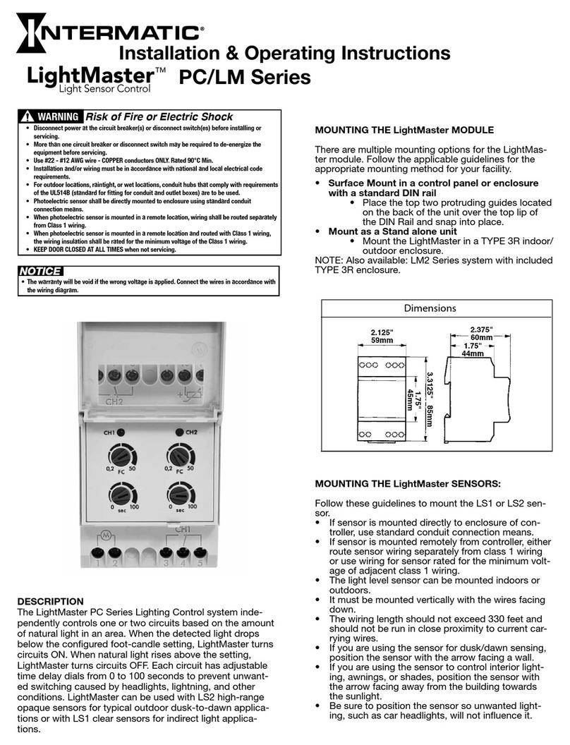 Intermec LightMaster PC series Installation & operating instructions