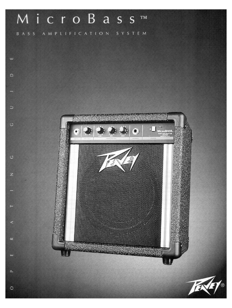 Peavey MicroBass user manual