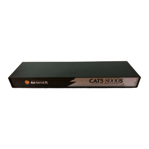 Gefen EXTENDIT CAT5 8000S User manual