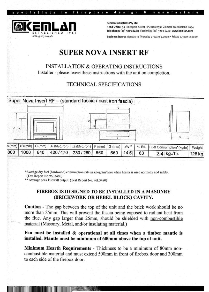 Kemlan Super Nova Insert RF Manual