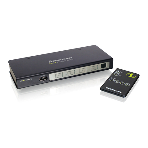 IOGear GHSW8241 User manual IOGear GHSW8241 User manual