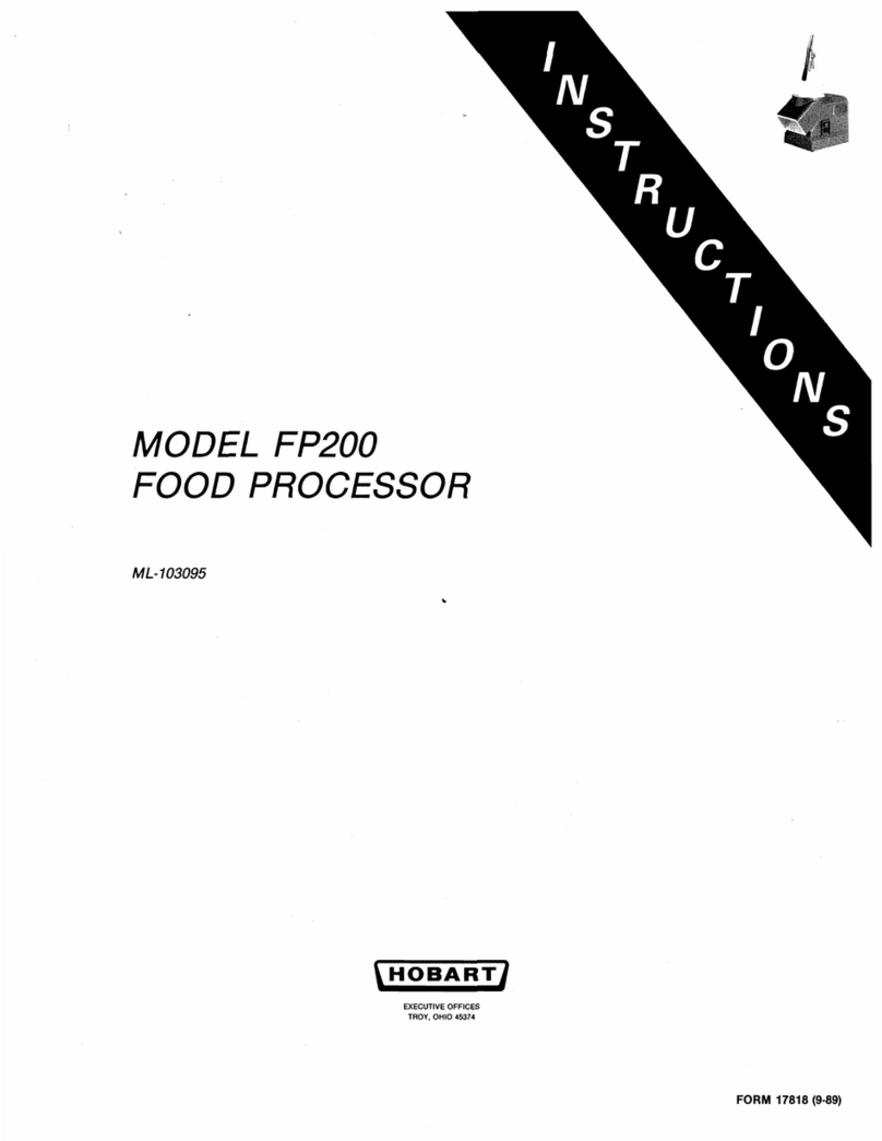 Hobart FP200 instructions