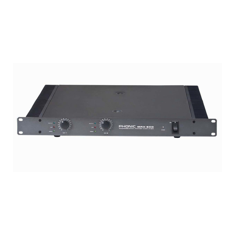 Phonic MAX 250 User manual