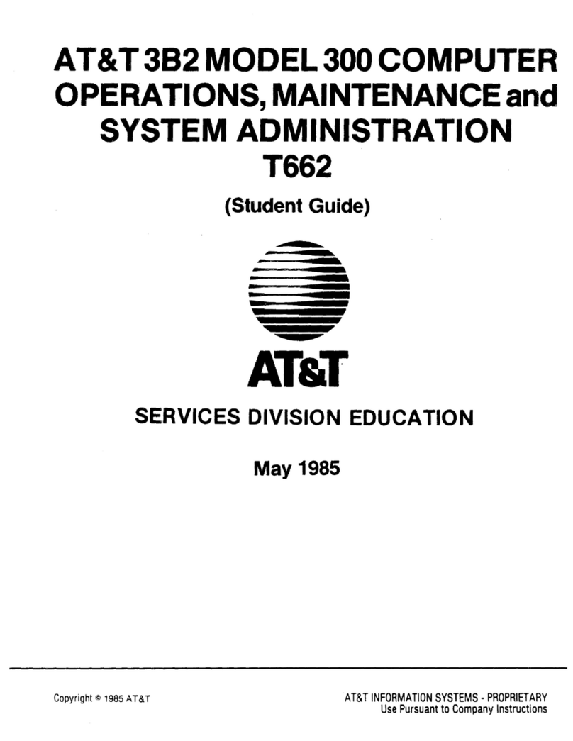 AT&T 3b2 3b2 300 Operations, maintenance and system administration